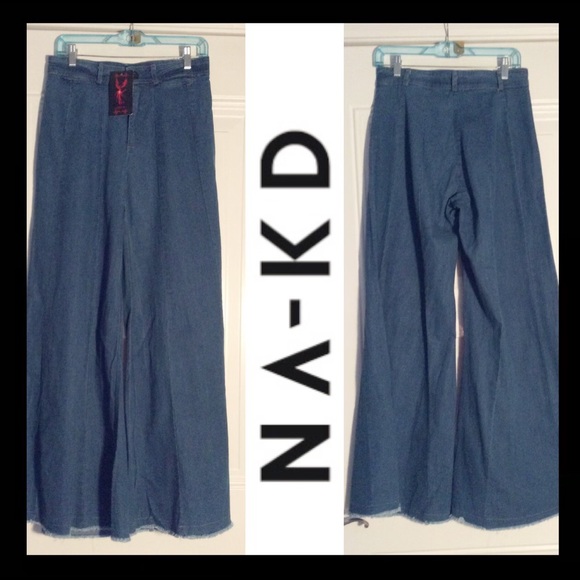 NWT NA’KD Reborn High Rise Super Flare Jean - Picture 4 of 9